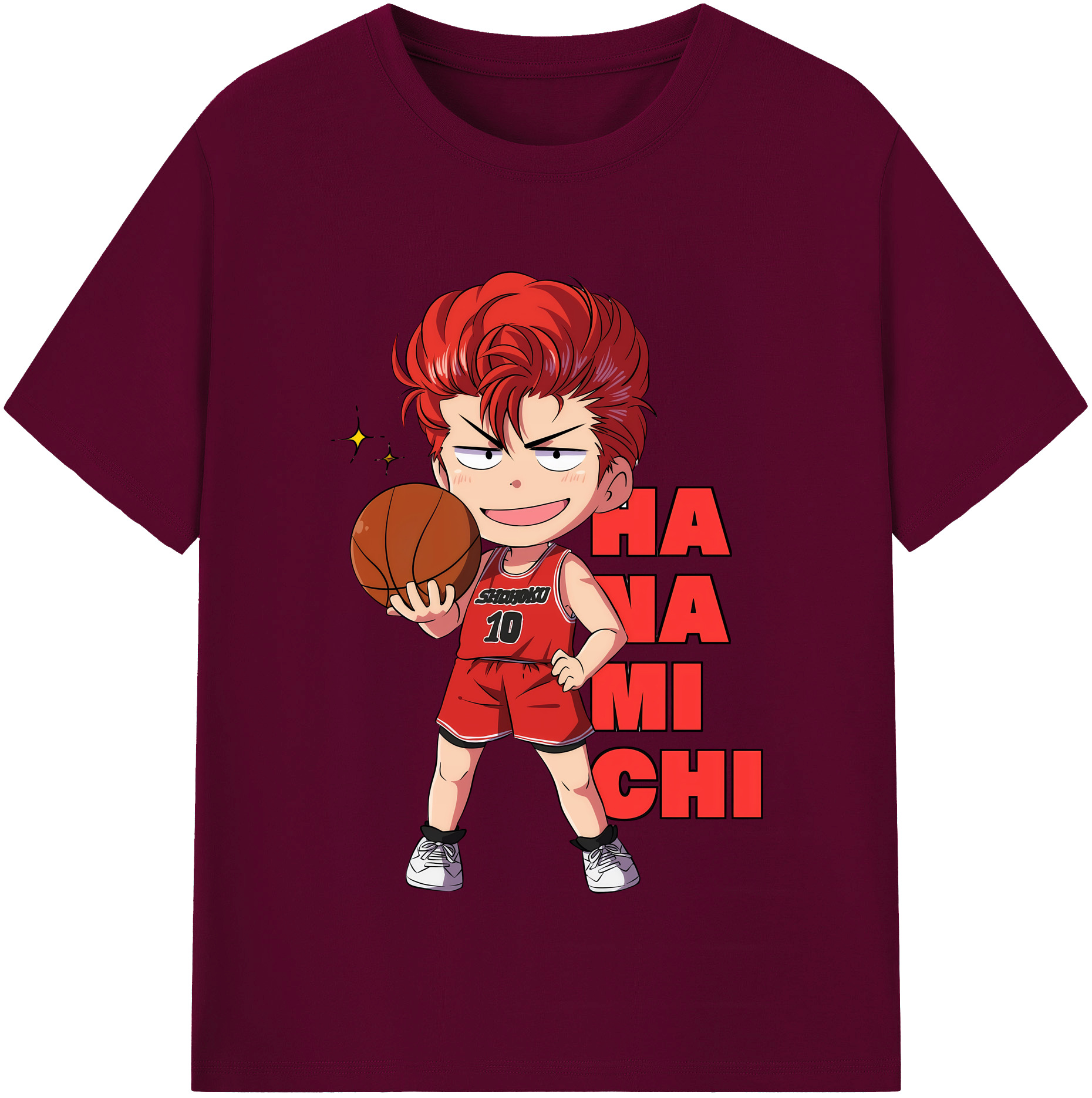 （画像用） SLAM DUNK／スラムダンク レディースカジュアルプリントTシャツ（綿100％）